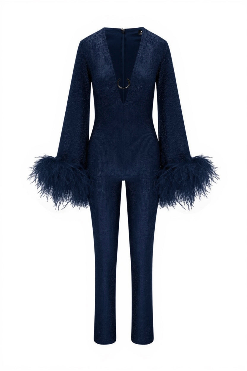 Luxe Pluma - Navy Blue