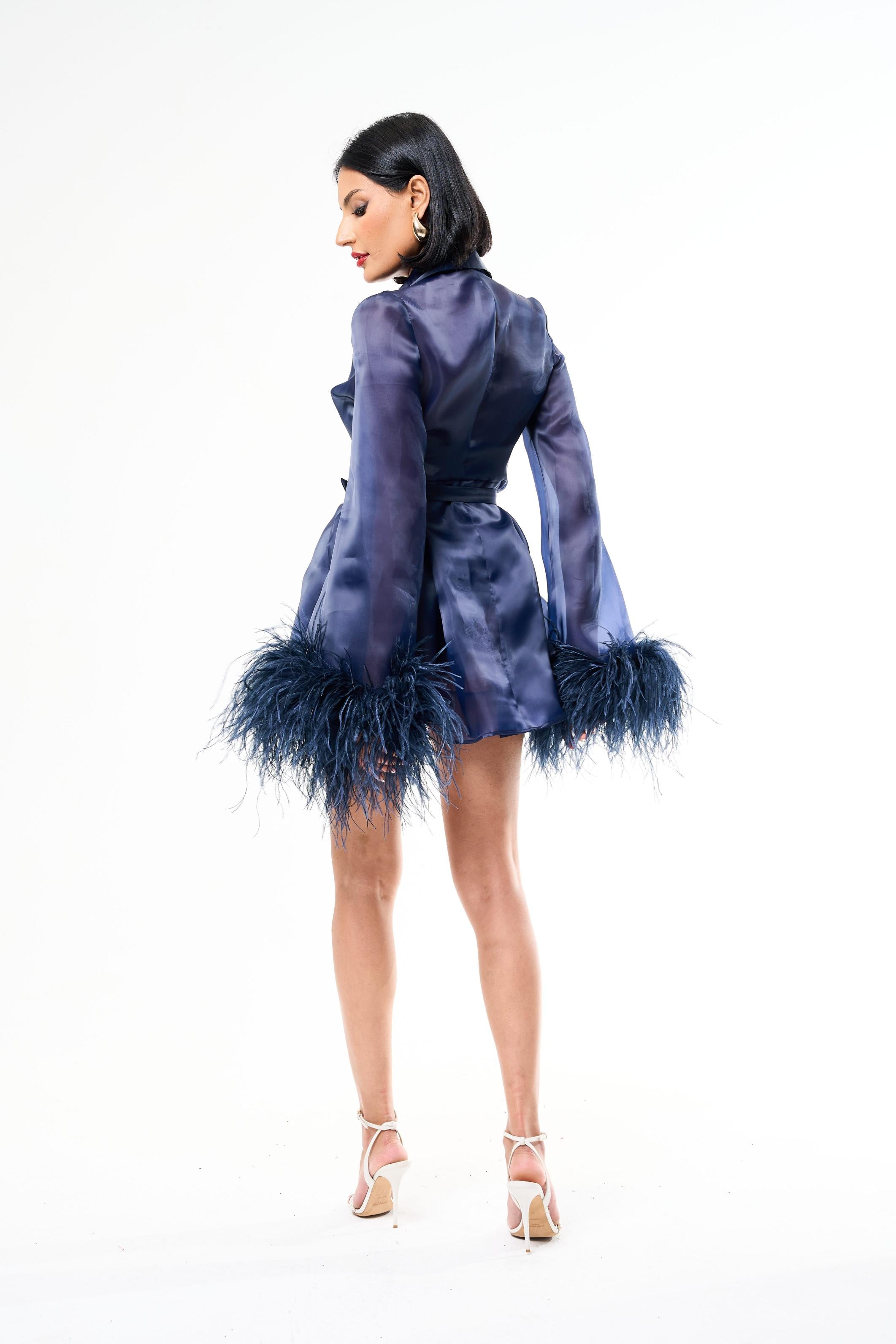 Esoteric Plume - Navy Blue