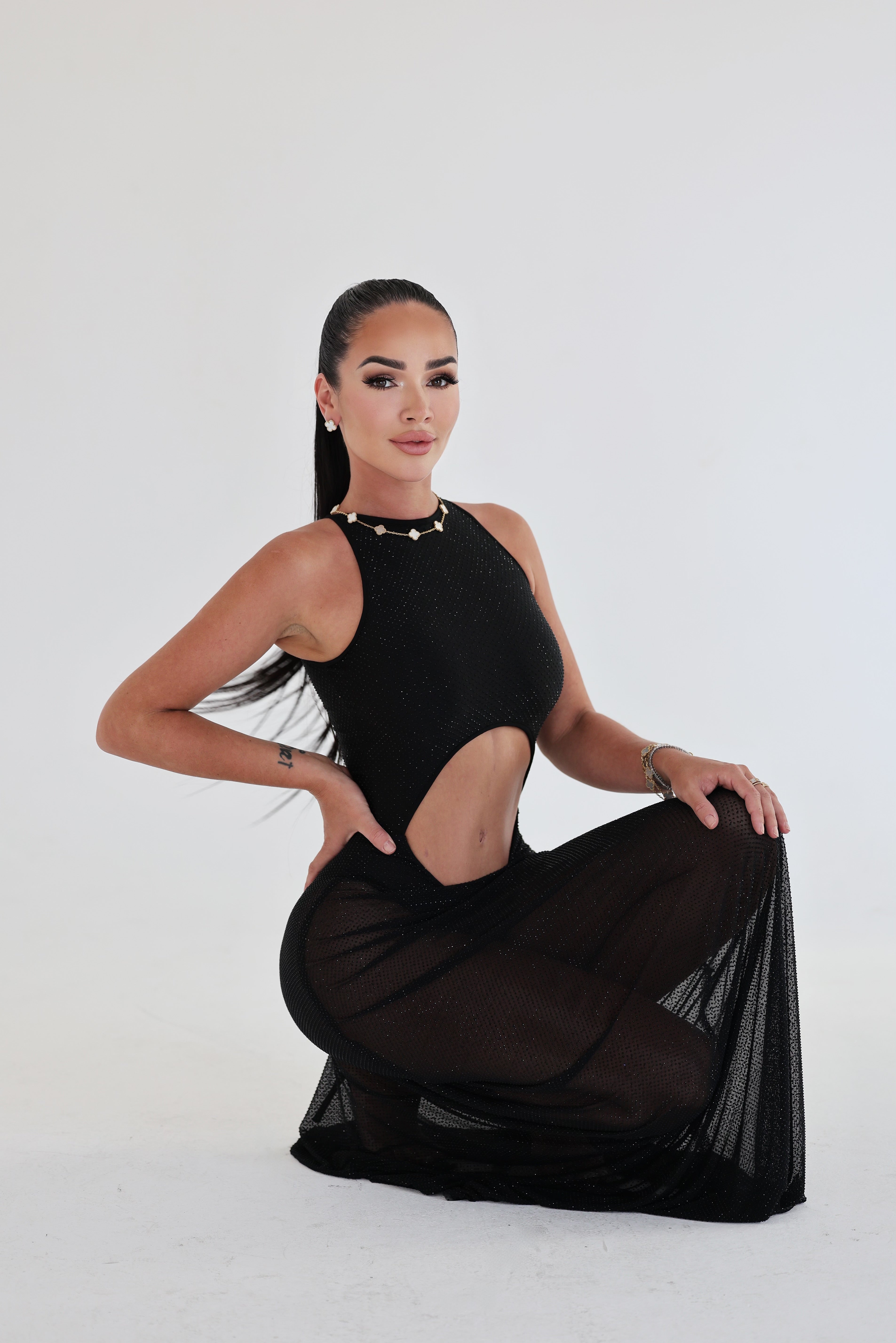 Glimmering Oasis Dress