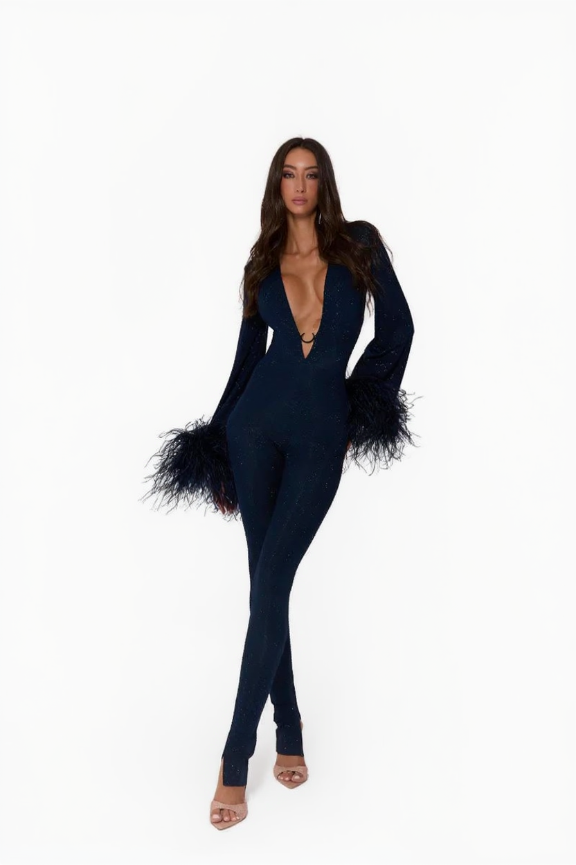 Luxe Pluma - Navy Blue