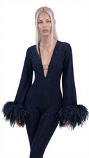 Luxe Pluma - Navy Blue