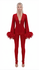 Luxe Pluma - Red
