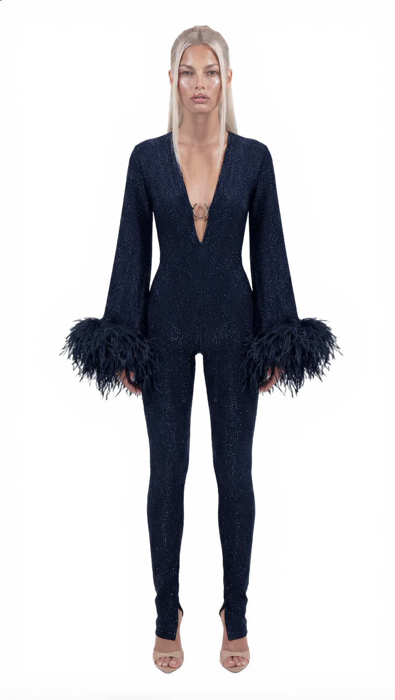 Luxe Pluma - Navy Blue