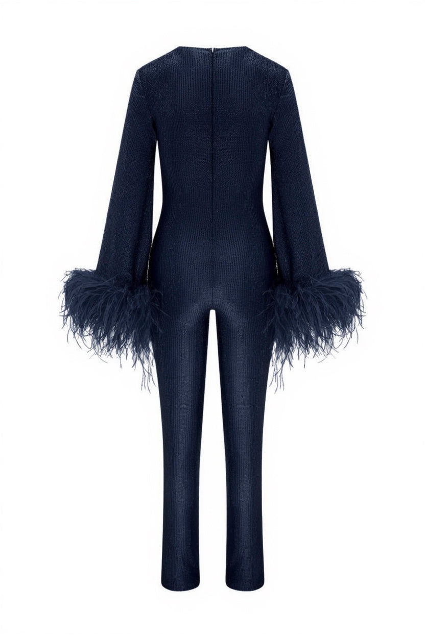 Luxe Pluma - Navy Blue