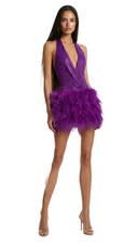Aureate Feather Couture - Purple