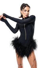 Meadow Plume - Black