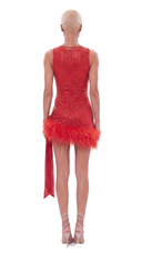 Sparked Luxe - Red (With Skirt)