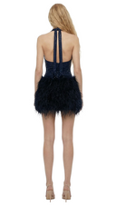 Aureate Feather Couture - Navy Blue