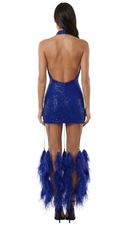 Lotus Petals - Navy Blue