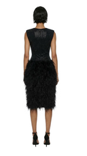 Crystal Wing Plume - Black