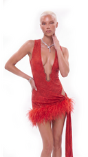 Sparked Luxe - Red (With Skirt)