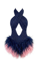Azura Blossom - Navy Blue