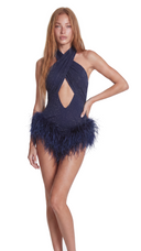 Azura Blossom - Navy Blue