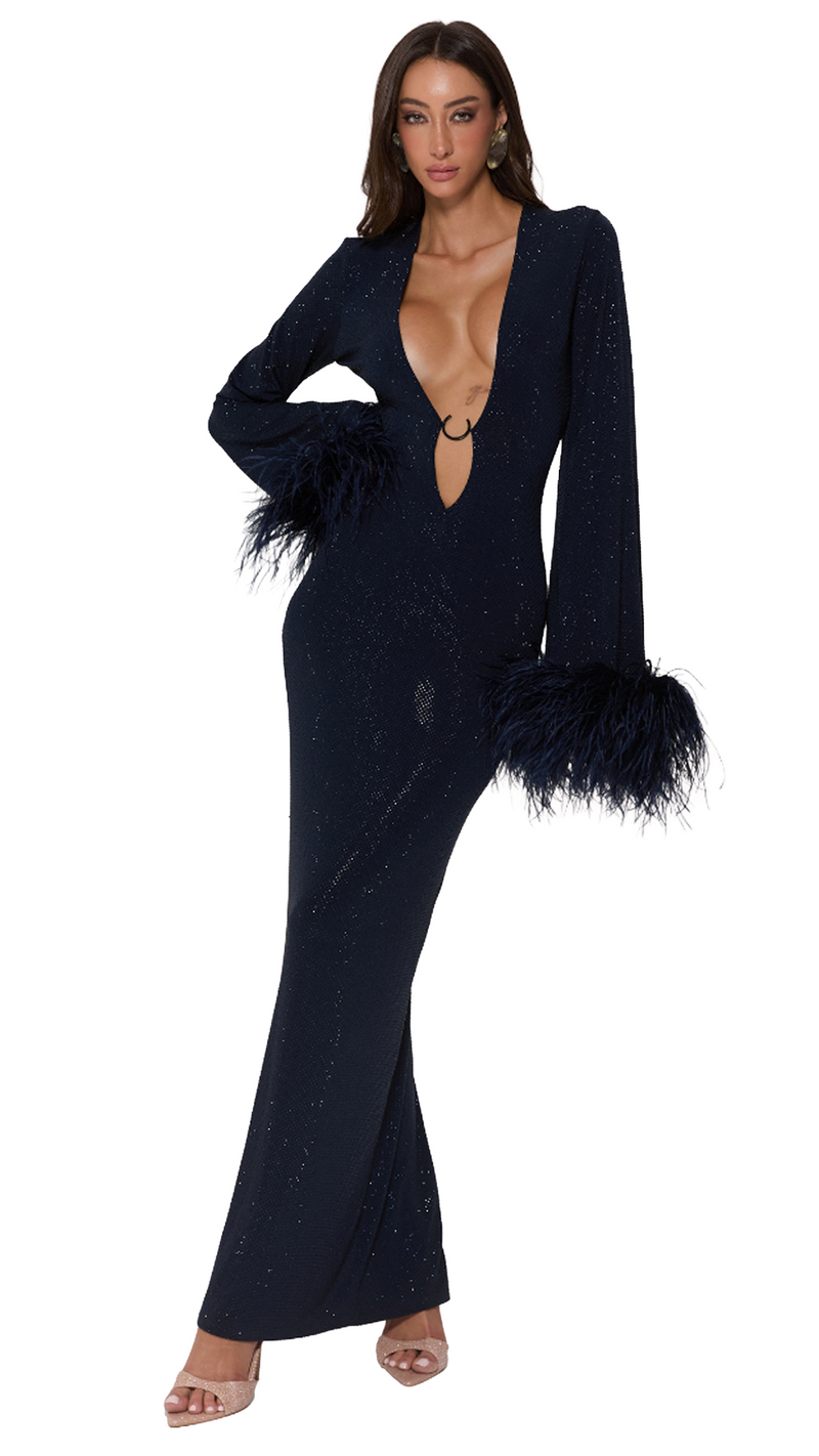 Night Fall - Navy Blue